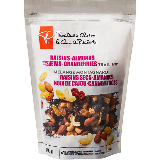 Nuts - Trail Mix - PC - (Raisin-Almond-Cranberry-Cashew)