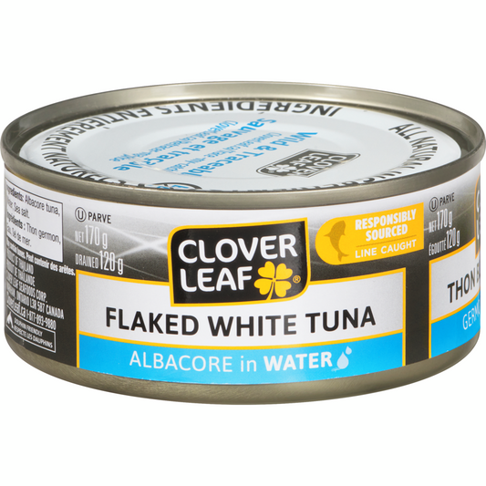 Tuna Albacore - Clover Leaf (Flaked White in Water)