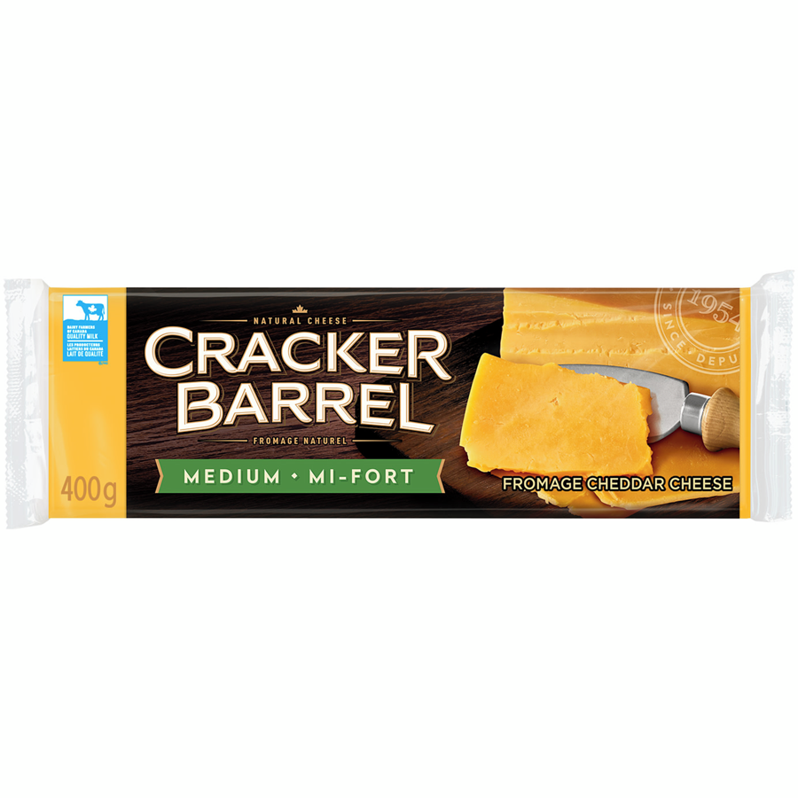 Cheddar Cheese, 400g Bar