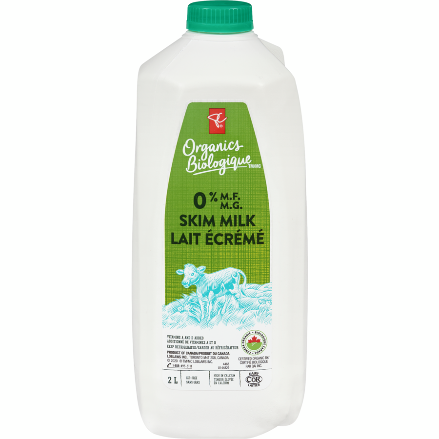 Milk, Skim 0% (Organic)