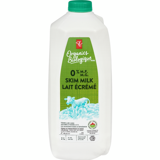 Milk, Skim 0% (Organic)