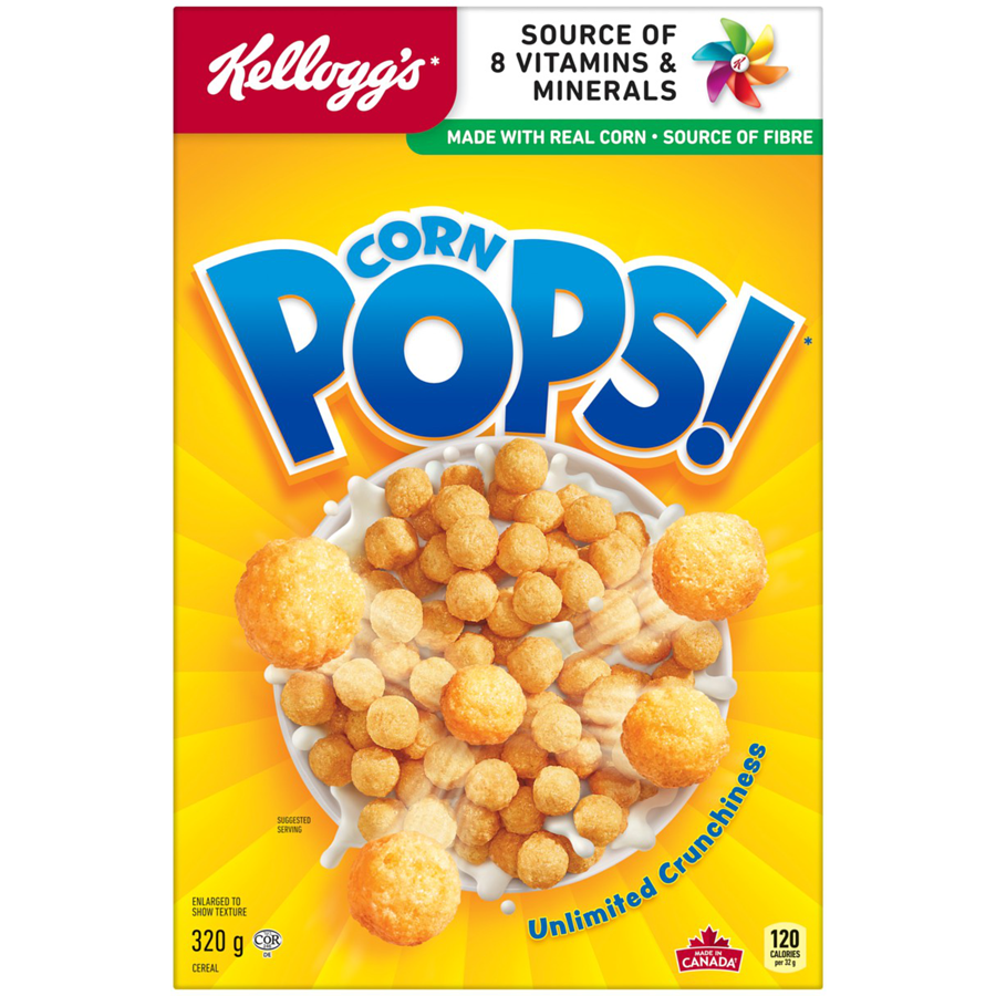 Cereal Kelloggs Corn Pops Vacationfoods